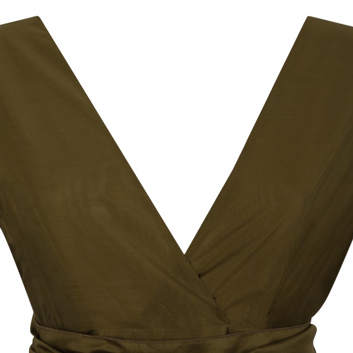Avocado hue maxi dress