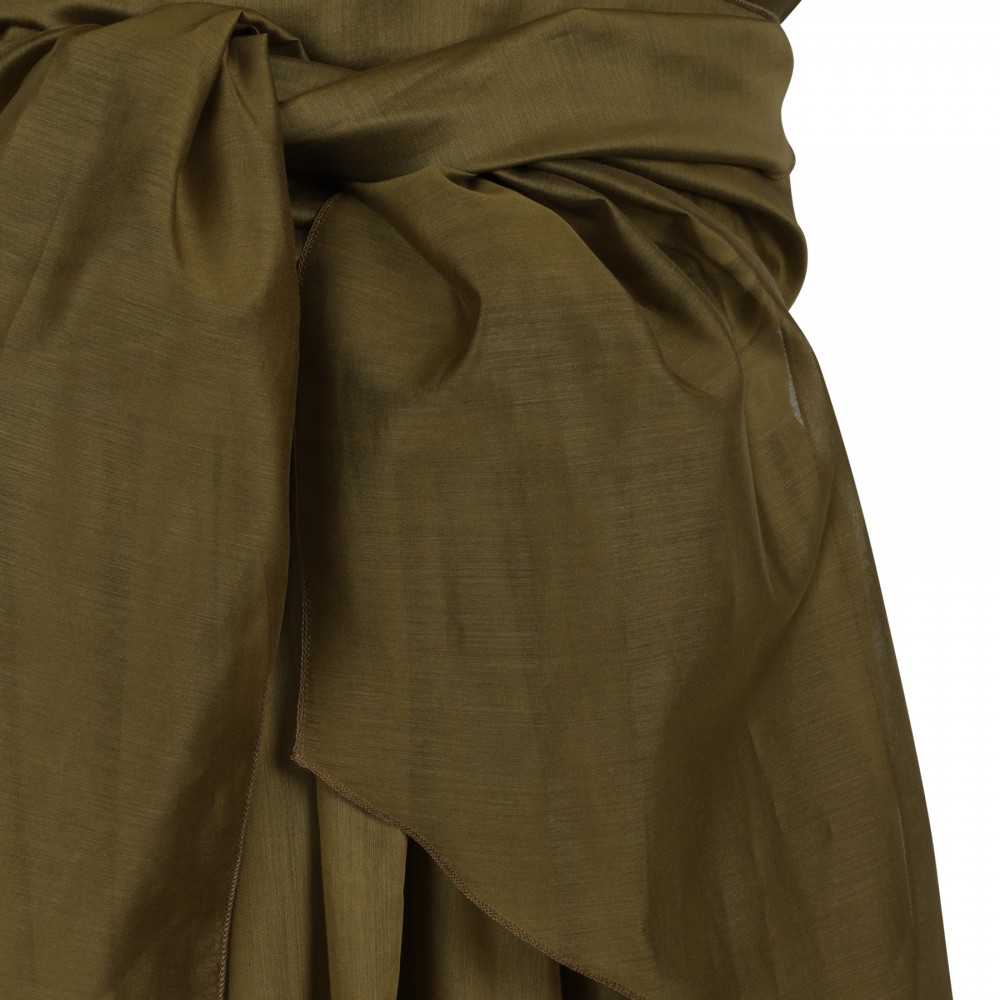 Avocado hue maxi dress
