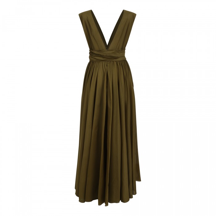 Avocado hue maxi dress