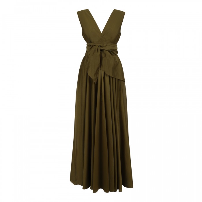 Avocado hue maxi dress