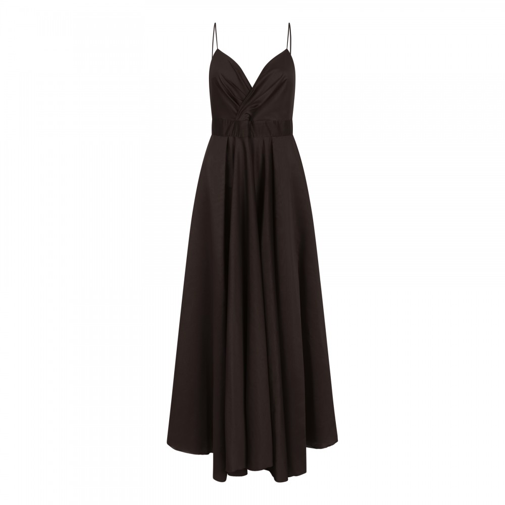 Moka hue maxi dress