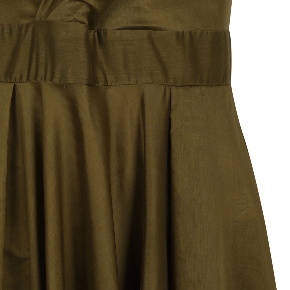 Avocado hue maxi dress