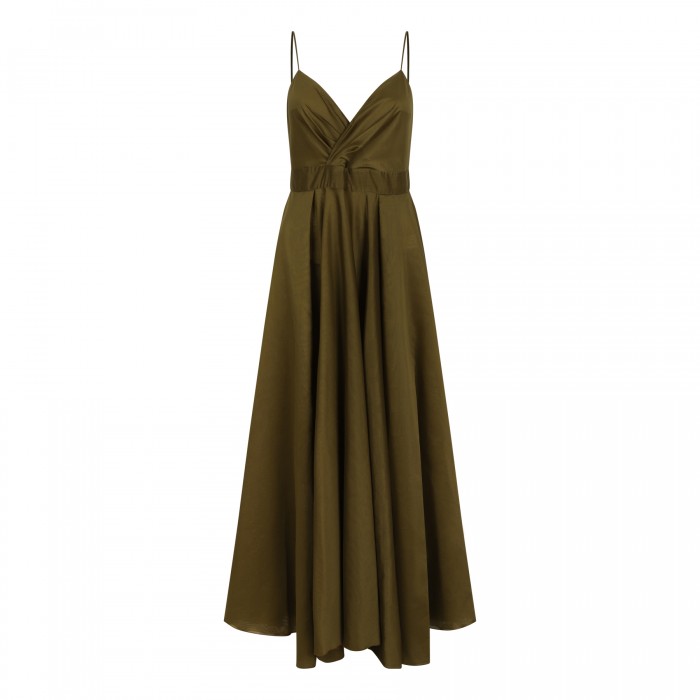 Avocado hue maxi dress
