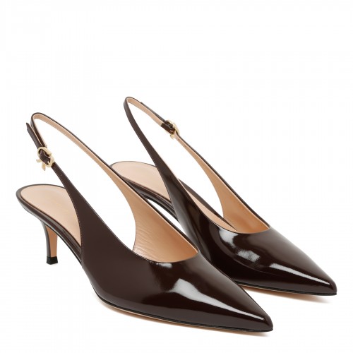 Robbie 55 leather slingback... 2