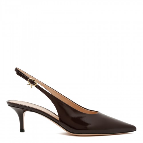 Robbie 55 leather slingback...