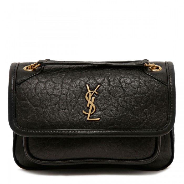 Niki mini grained leather shoulder bag