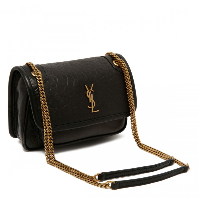Niki mini grained leather shoulder bag