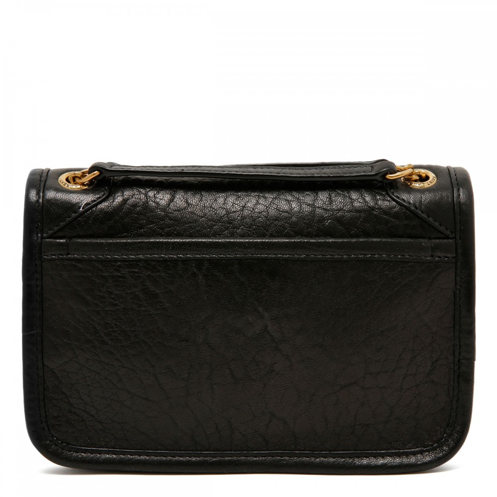 Niki mini grained leather shoulder bag