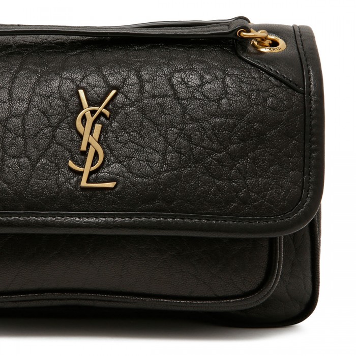 Niki mini grained leather shoulder bag