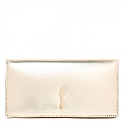 Bettina platinum leather...