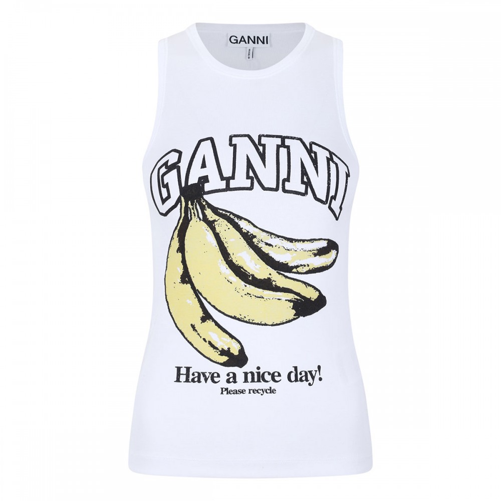 Tank top with banana