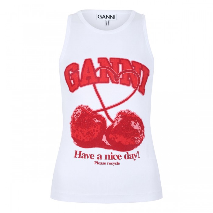 Tank top with cherry