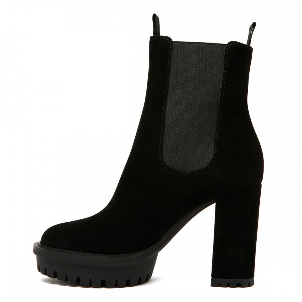 Barry suede 100 booties