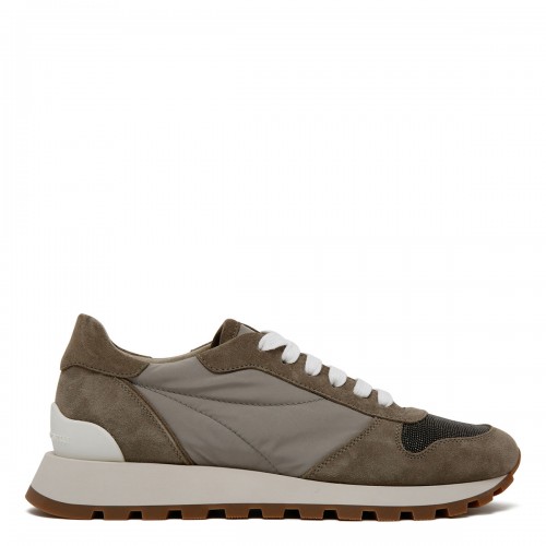 Techno fabric sneakers