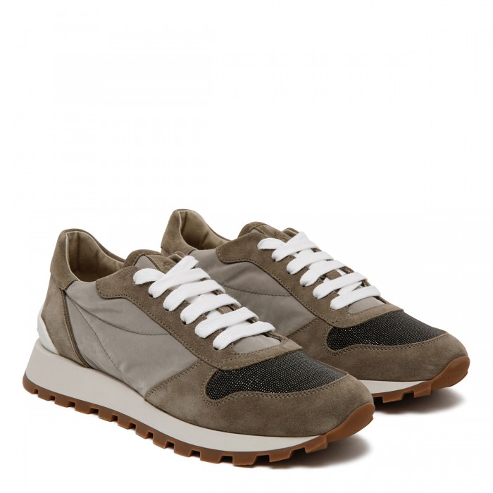 Techno fabric sneakers