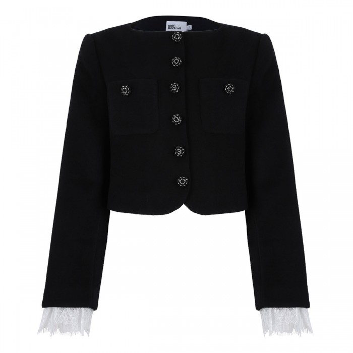 Black button down jacket