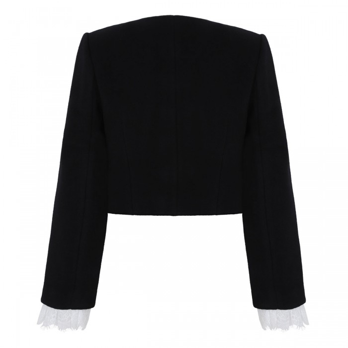 Black button down jacket