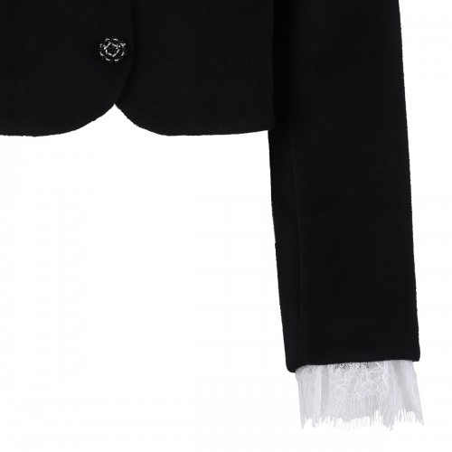 Black button down jacket 2