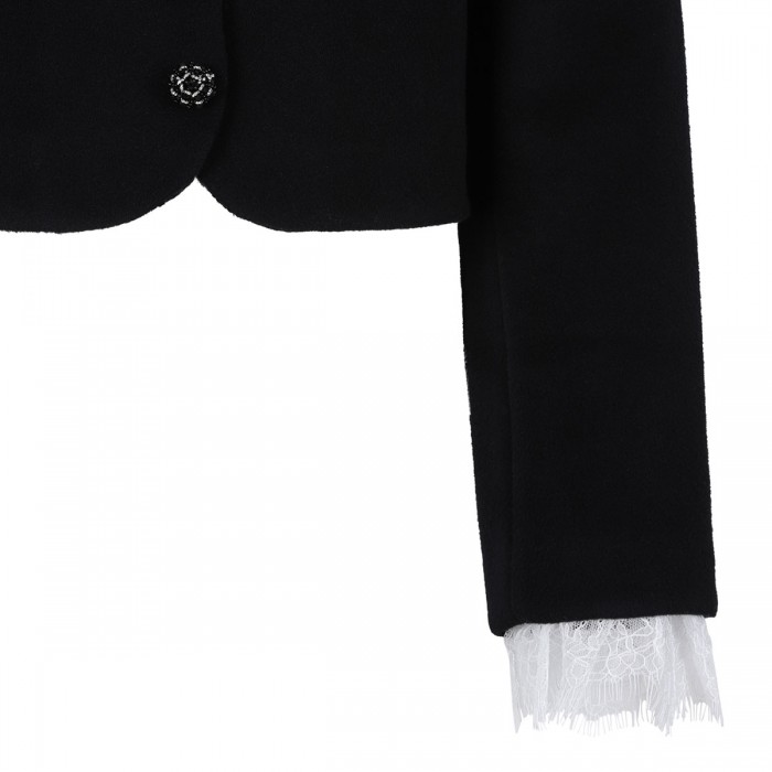 Black button down jacket