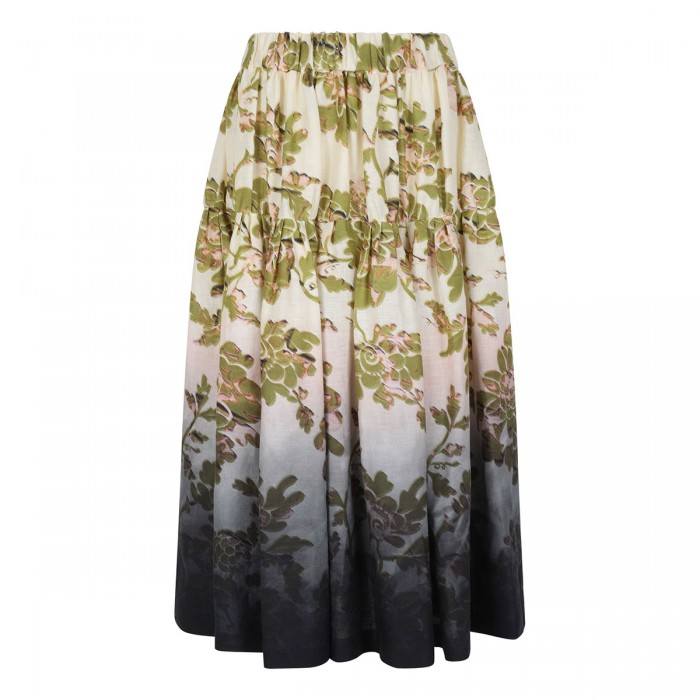 Gala oasis ombré skirt