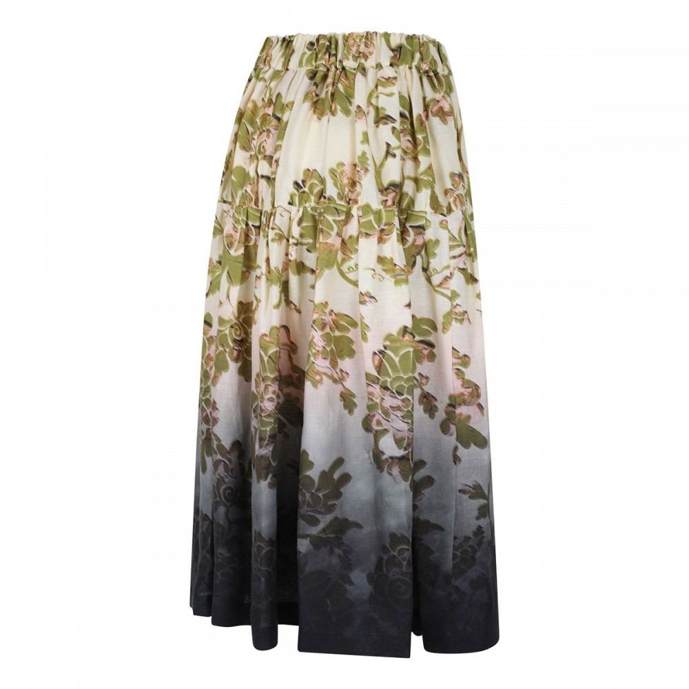 Gala oasis ombré skirt