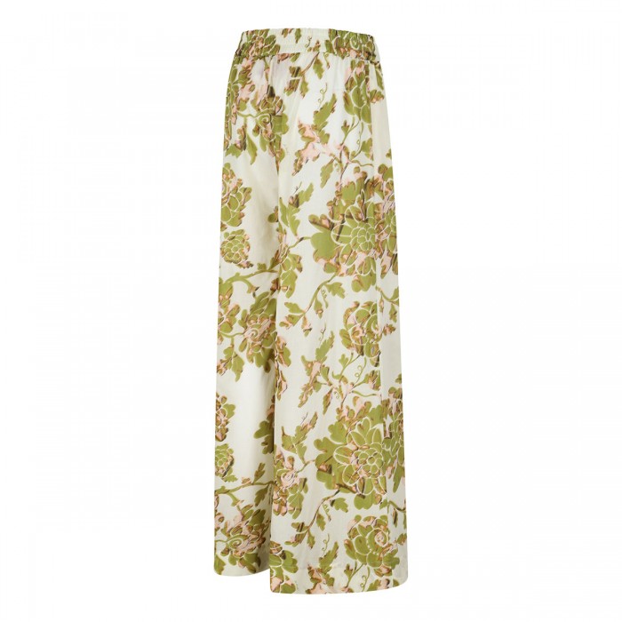 Palazzo jacquard pants