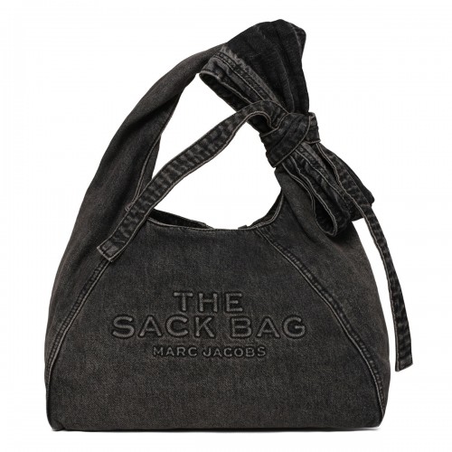 The Bow denim Sack bag