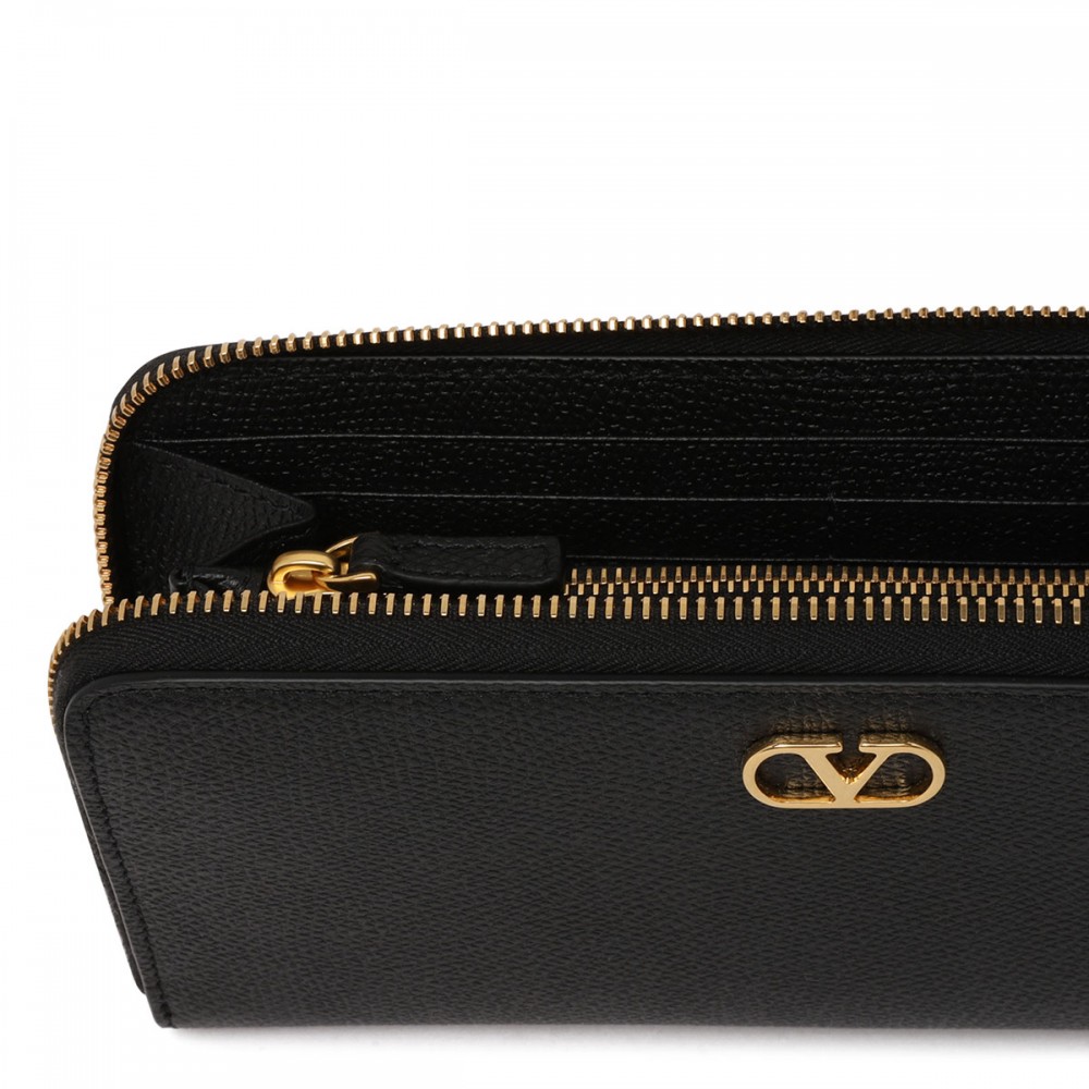 VLogo signature zip around wallet
