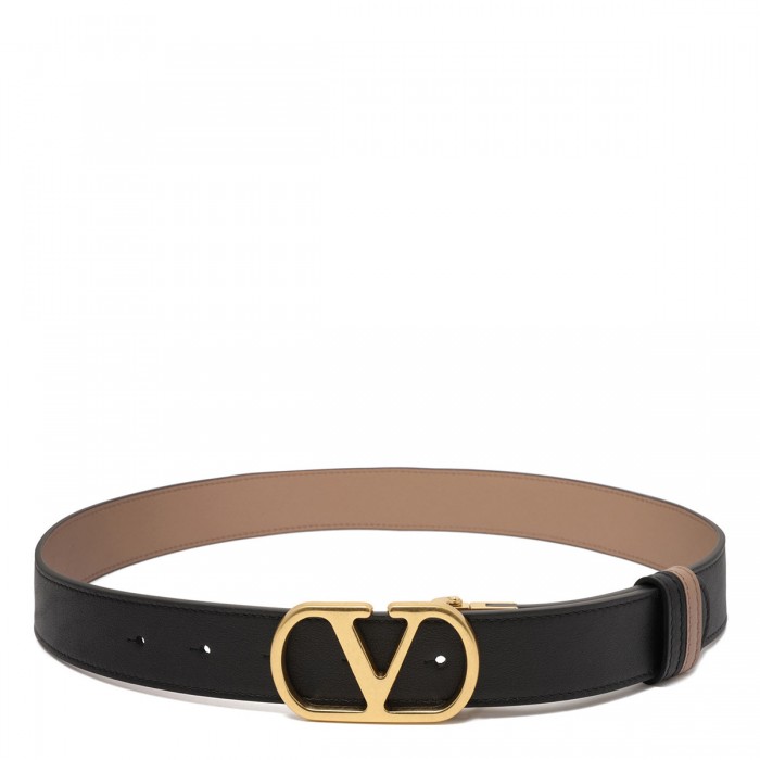 Vlogo signature reversible belt