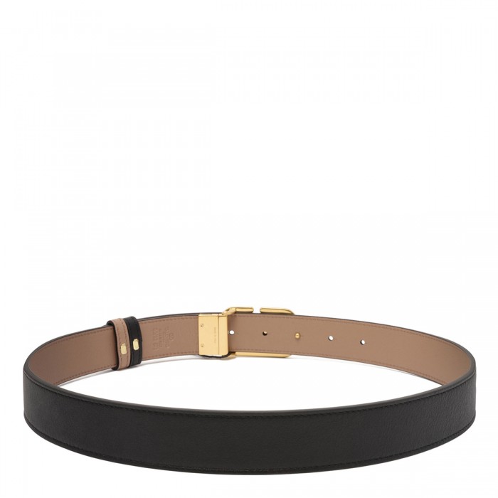 Vlogo signature reversible belt