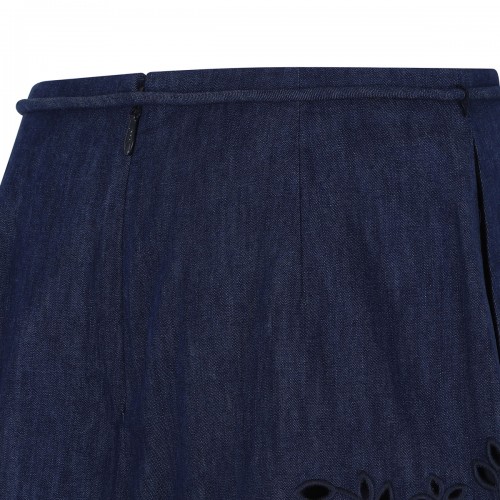 Mahon broderie denim shorts 2