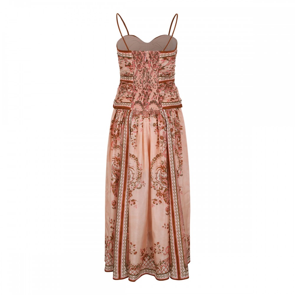 Aster scarf midi dress