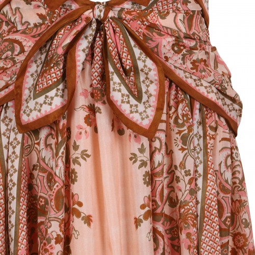 Aster scarf midi dress 2