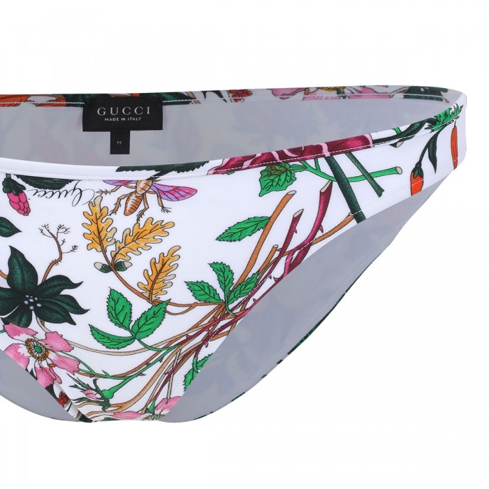 Flora print sparkling bikini