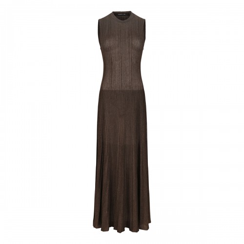 Flexage pleated knit long...