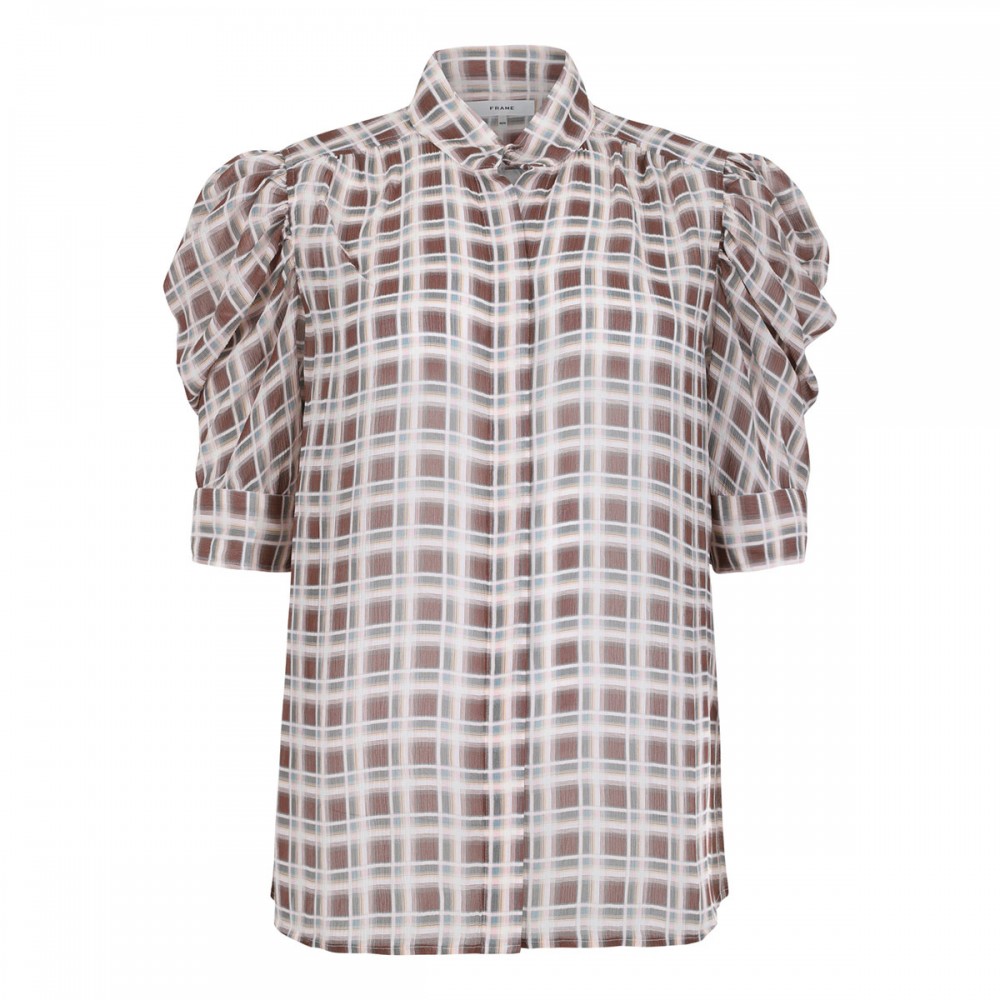 The Gillian check blouse
