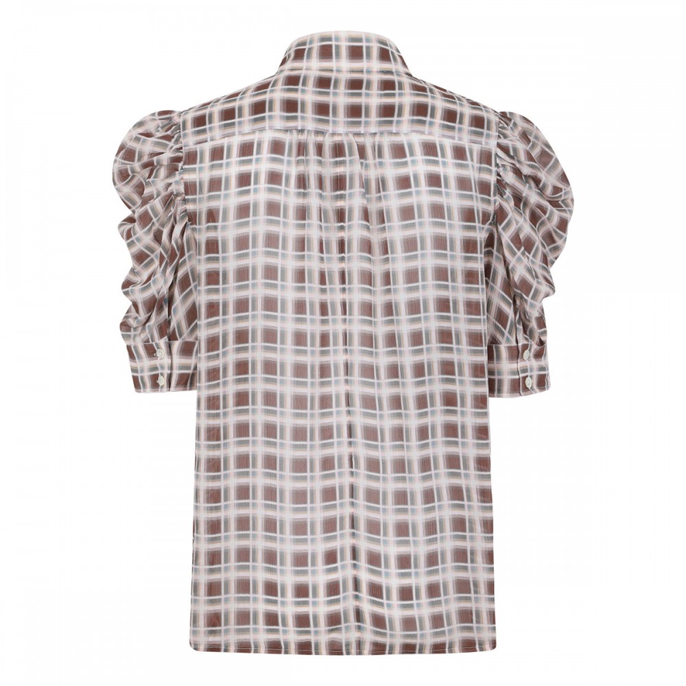 The Gillian check blouse