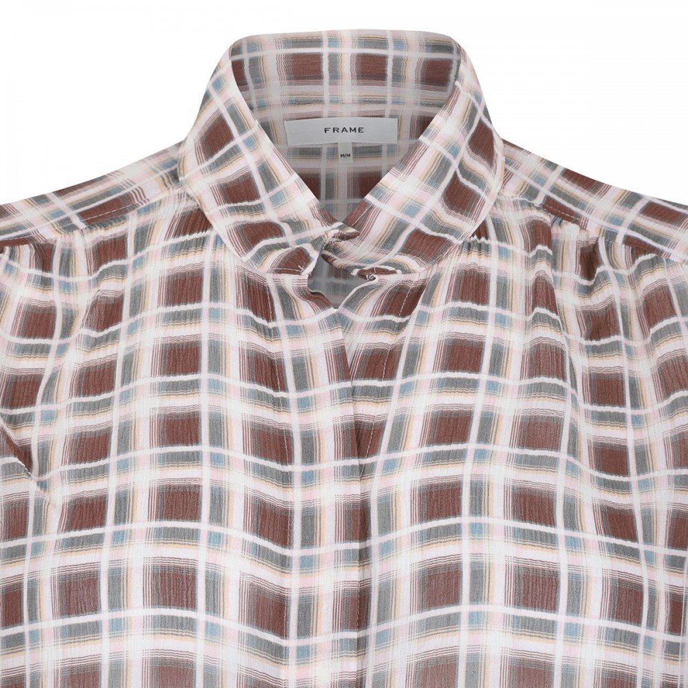 The Gillian check blouse