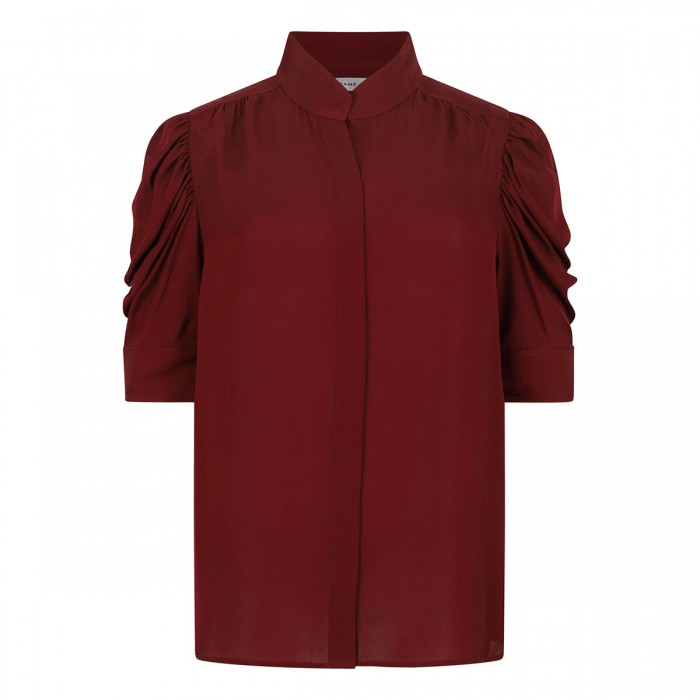 The Gillian garnet hue blouse