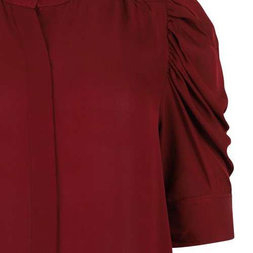 The Gillian garnet hue blouse 2