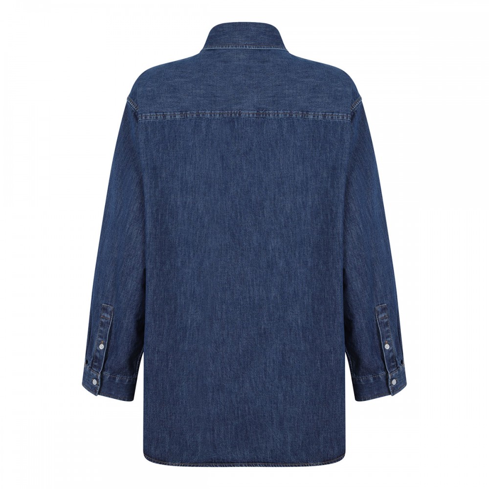 Chambray denim shirt