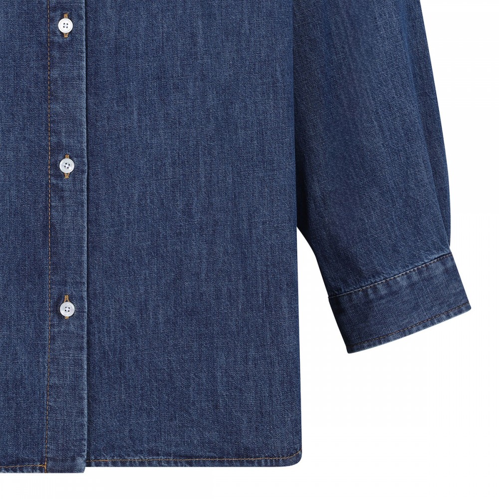 Chambray denim shirt