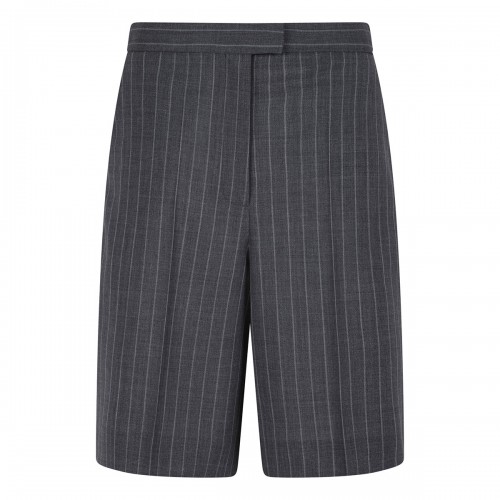 Pinstripe bermuda shorts