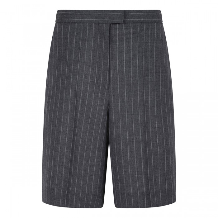 Pinstripe bermuda shorts