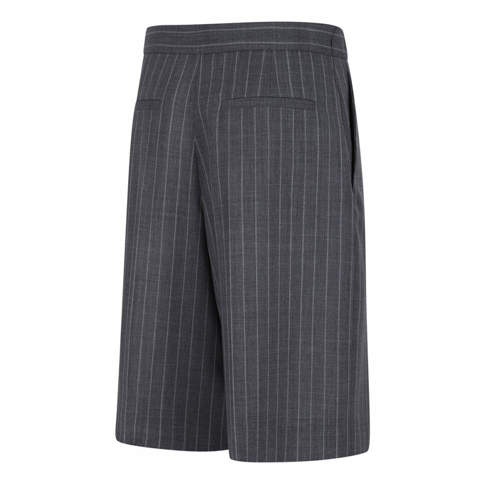 Pinstripe bermuda shorts