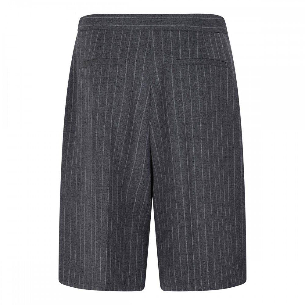 Pinstripe bermuda shorts