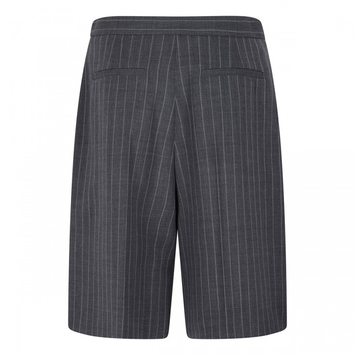 Pinstripe bermuda shorts