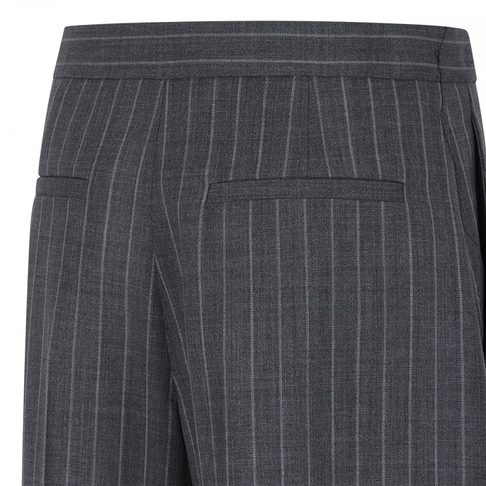 Pinstripe bermuda shorts
