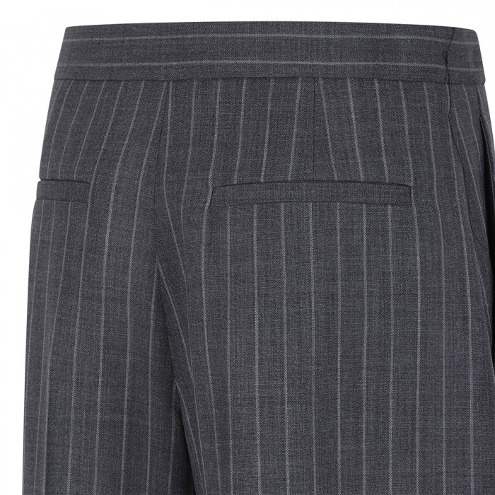 Pinstripe bermuda shorts