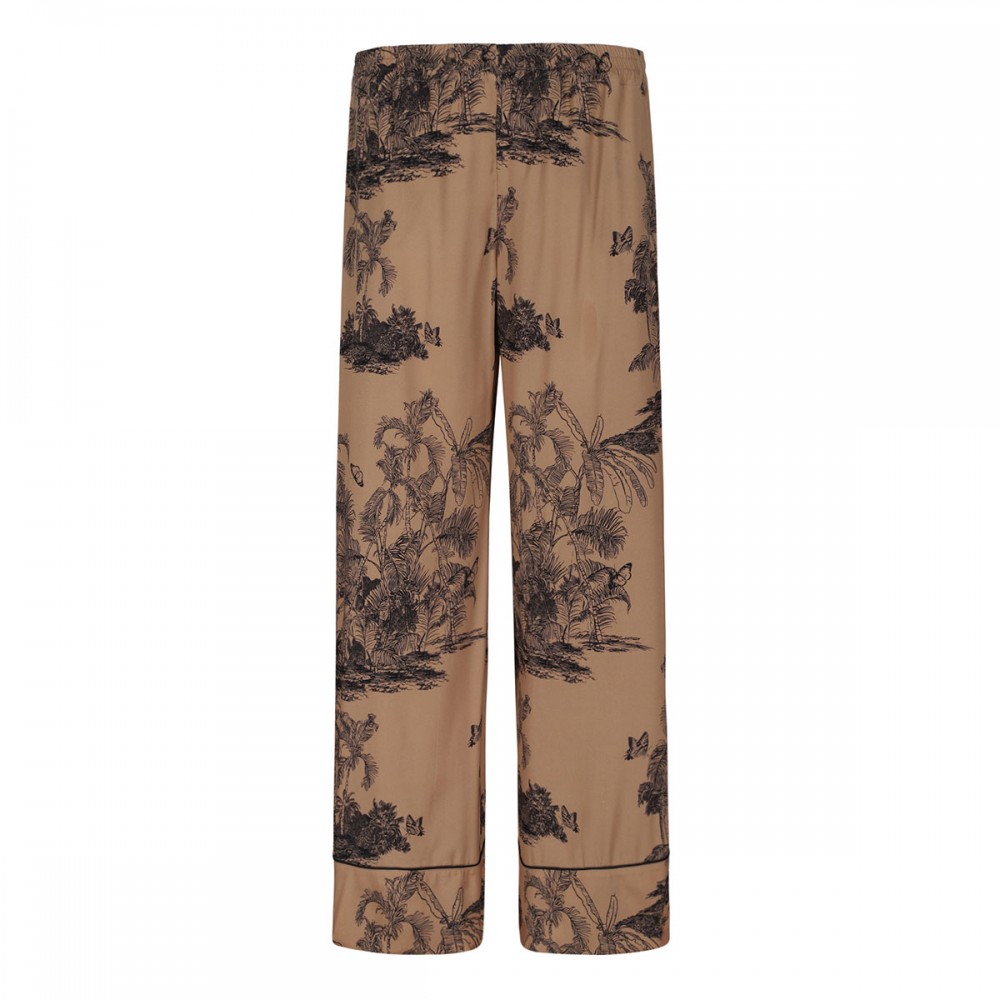 Printed pajama pants